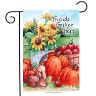 Friends Gather Here - Garden Flag