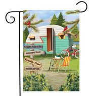 Woodsy Camper - Garden Flag
