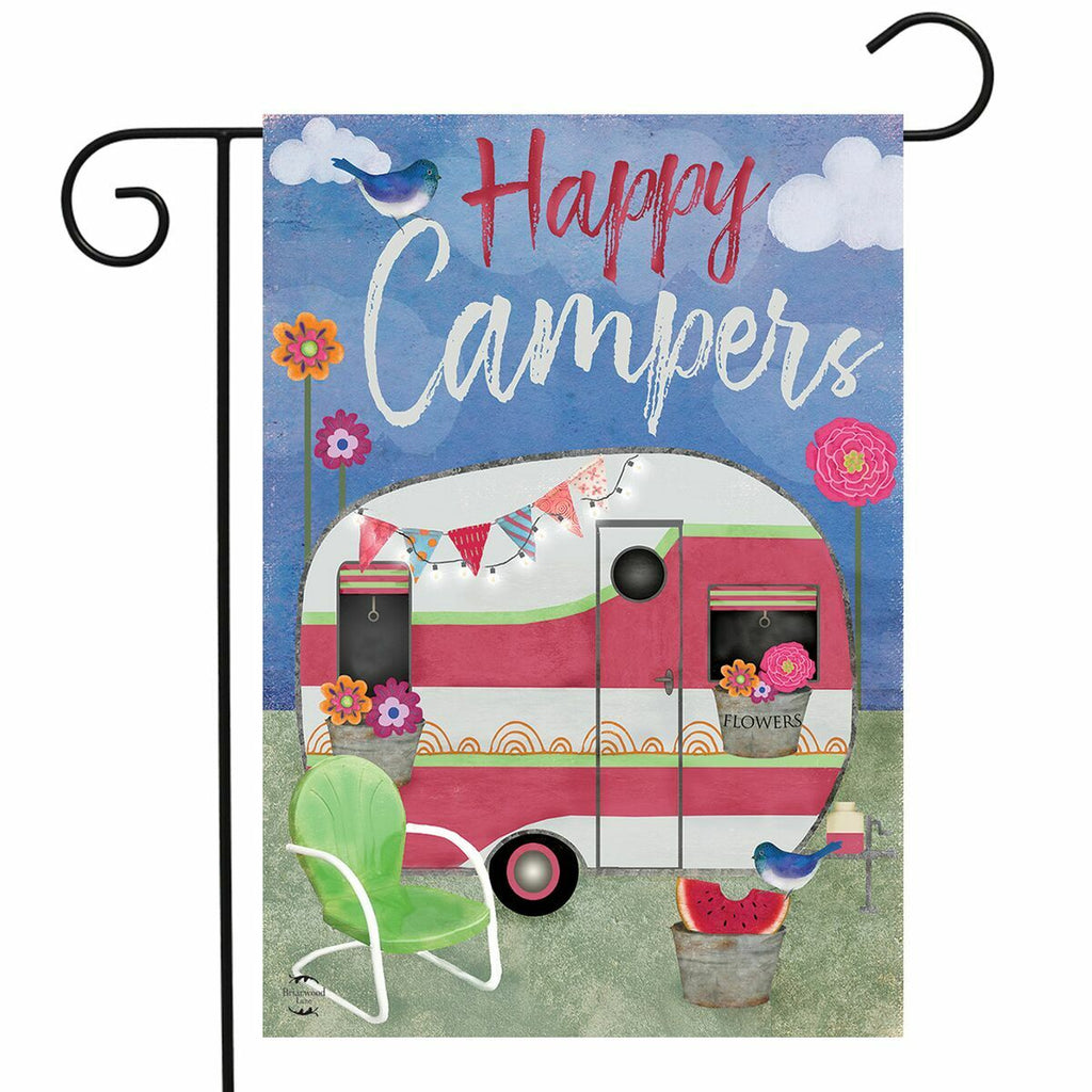 Camping Weather - Garden Flag