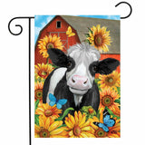 Happy Cow - Garden Flag