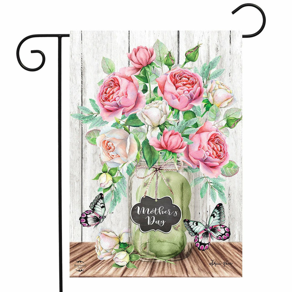 Mother's Day Roses - Garden Flag