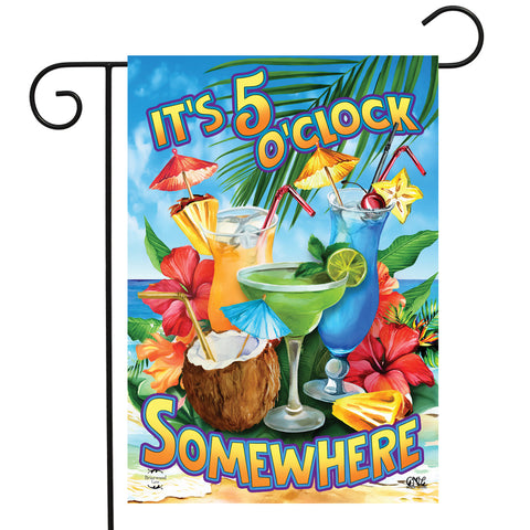 5 O'Clock Cocktails - Garden Flag