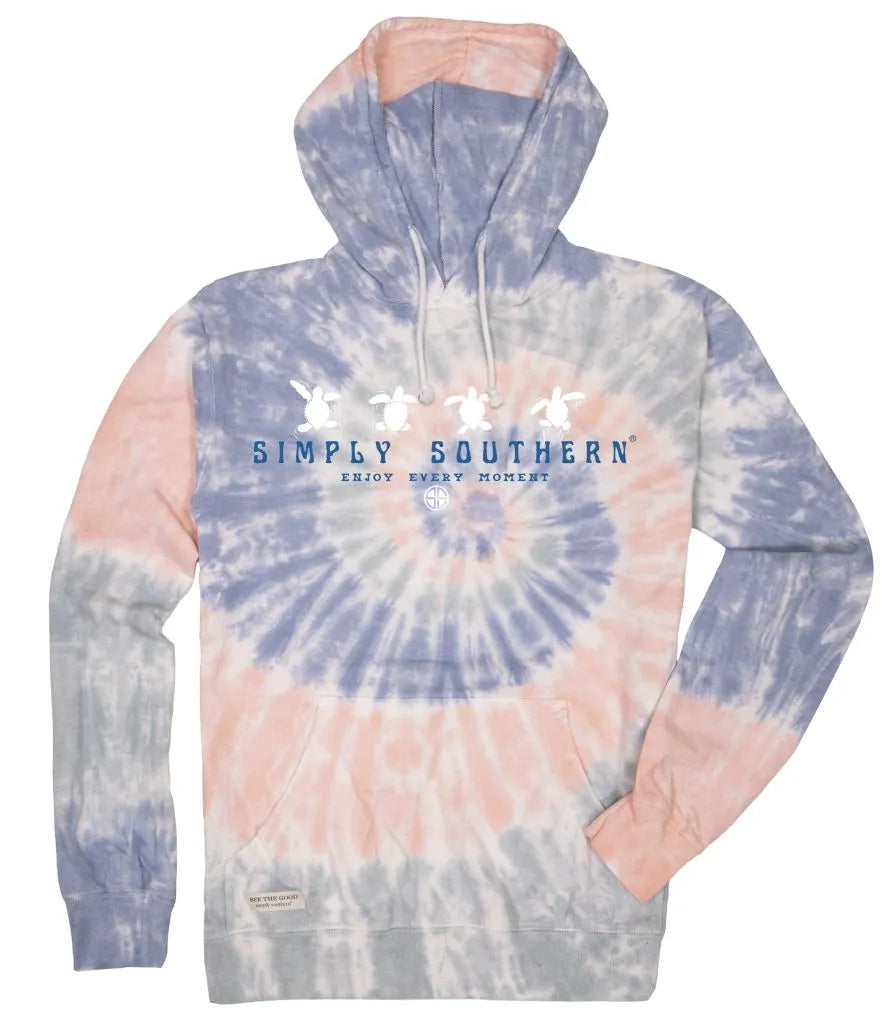 Enjoy Every Moment - Turtles - Tie Dye - SS - S22 - Adult Hoodie