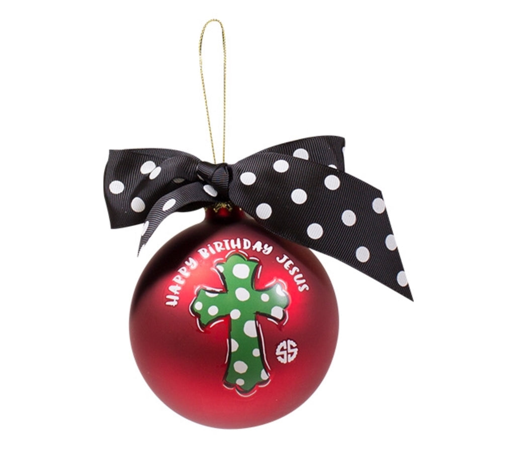 Jesus - Cross - Christmas Ornament