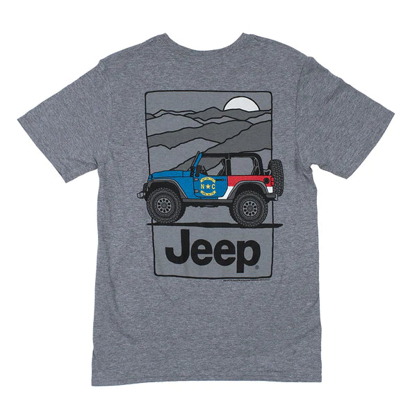 North Carolina Flag - Adult T-Shirt - Jeep®