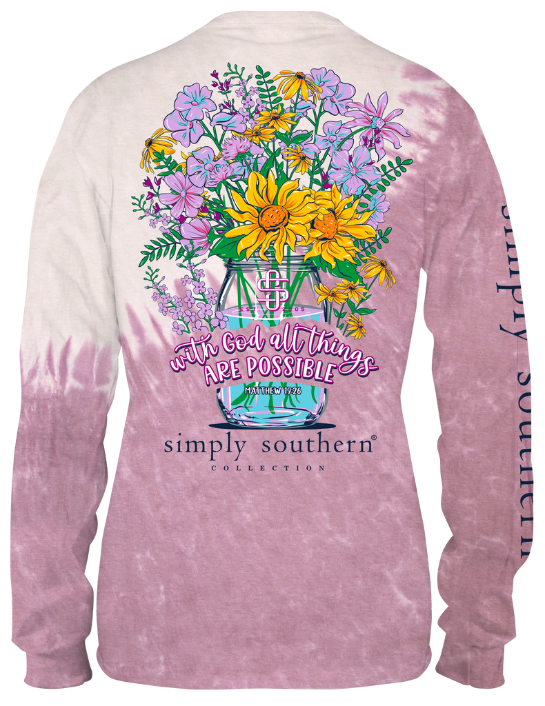 With God All Things Are Possible - SS - F22 - YOUTH Long Sleeve
