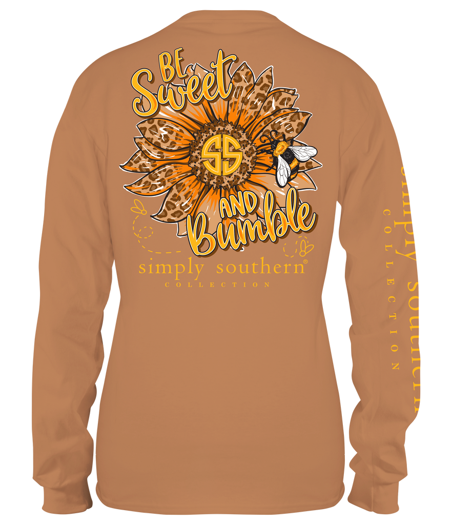 Be Sweet and Bumble - Sunflower Bee - SS - F21 - YOUTH Long Sleeve