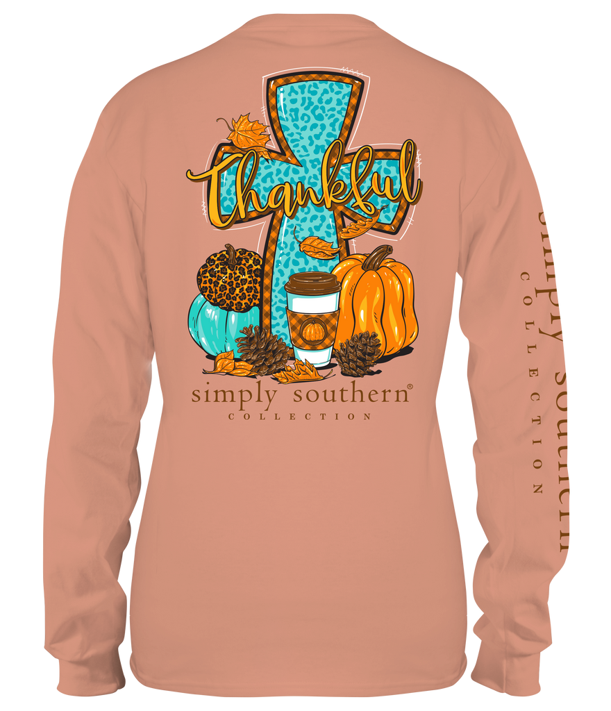 Thankful - Fall Cross - SS - Adult Long Sleeve