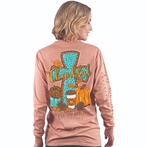 Thankful - Fall Cross - SS - F22 - Adult Long Sleeve