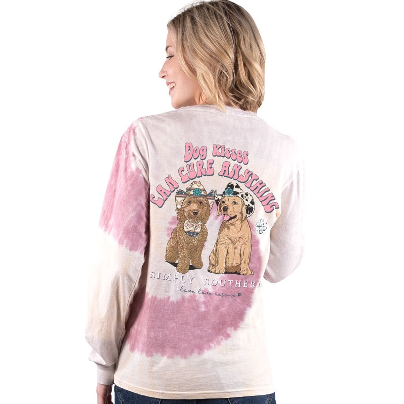 Dog Kisses Can Cure Anything - SS - Adult Long Sleeve