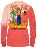Hello Fall - Scarecrow - SS - F22 - YOUTH Long Sleeve