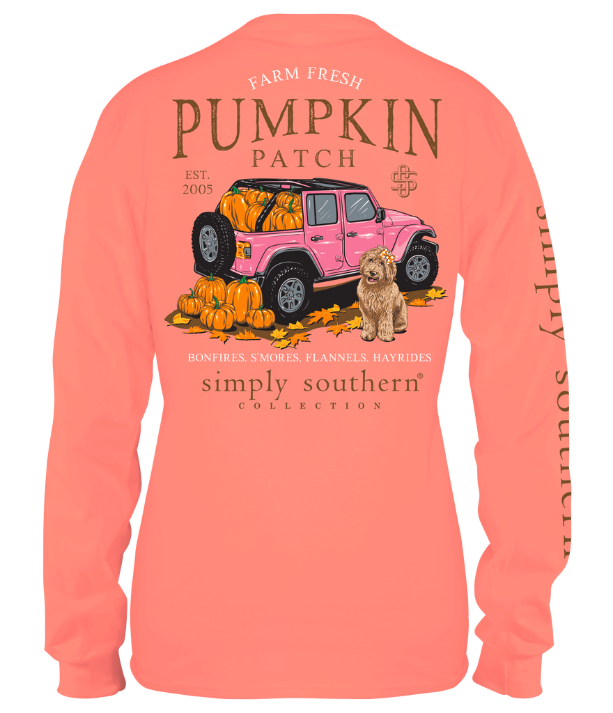 Hayride - Farm Fresh Pumpkin Patch - Jeep - SS - F22 - Adult Long Sleeve