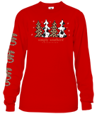 Santa Believe - Cow Print - SS - Adult Long Sleeve