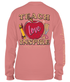 Teach Love Inspire - Teacher - SS - F22 - Adult Long Sleeve