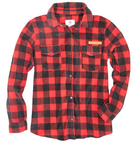 Shacket - Shirt Red - F21 - Simply Southern