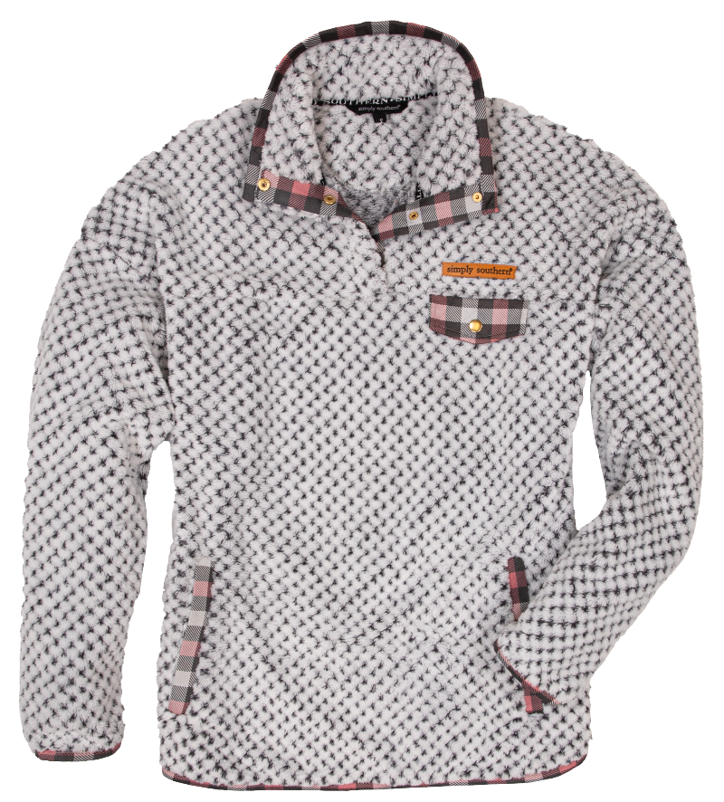 Simply Soft Sherpa Ash Light Grey - Pullover - F21 - Simply Southern