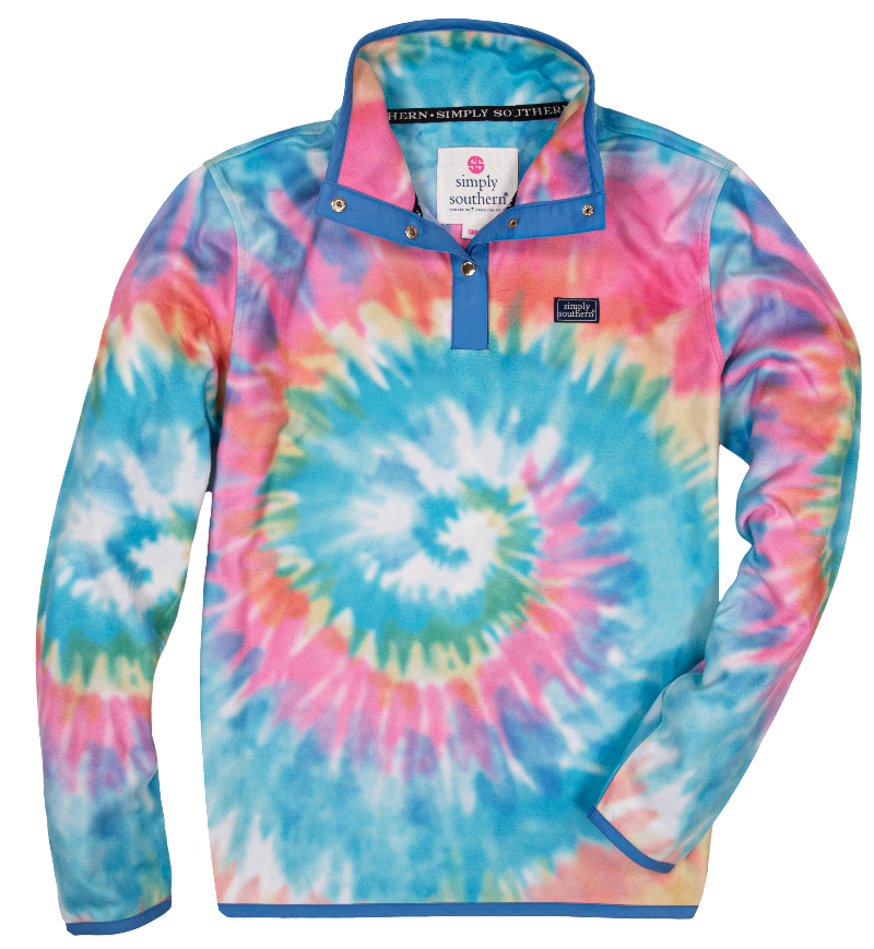 Tie Dye Pullover - Multi-Color Swirl - F21 - YOUTH Simply Southern