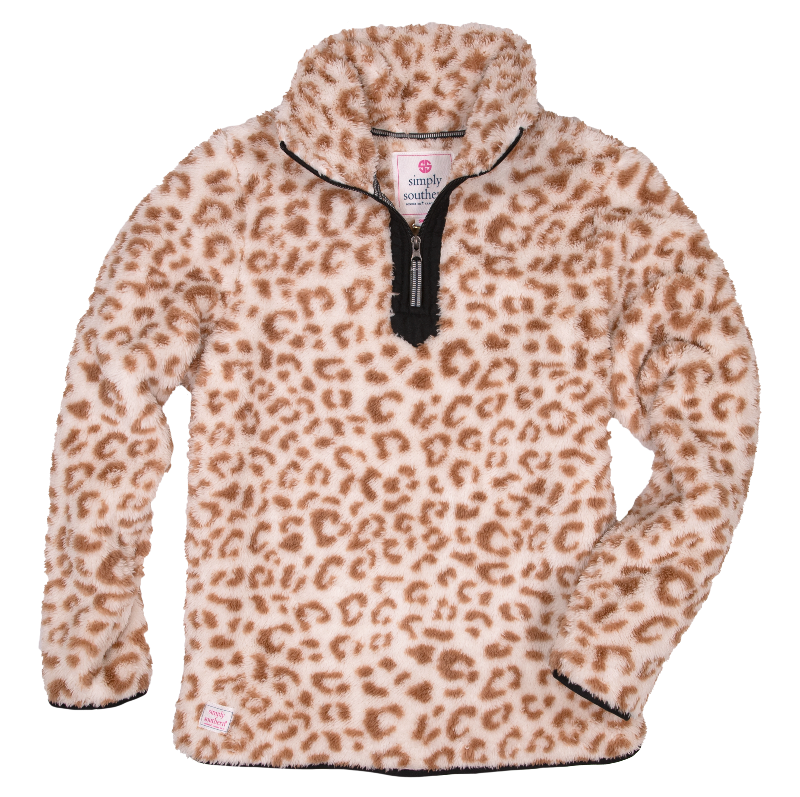 Y-Neck Pullover - Leopard - F21 - Simply Southern