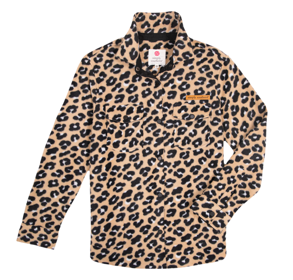 Shacket - Shirt - Leopard Light Brown - F21 - Simply Southern