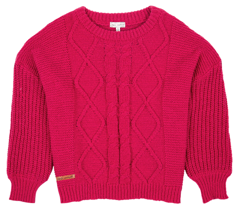 Preppy Sweater - Raspberry - F22 - Simply Southern