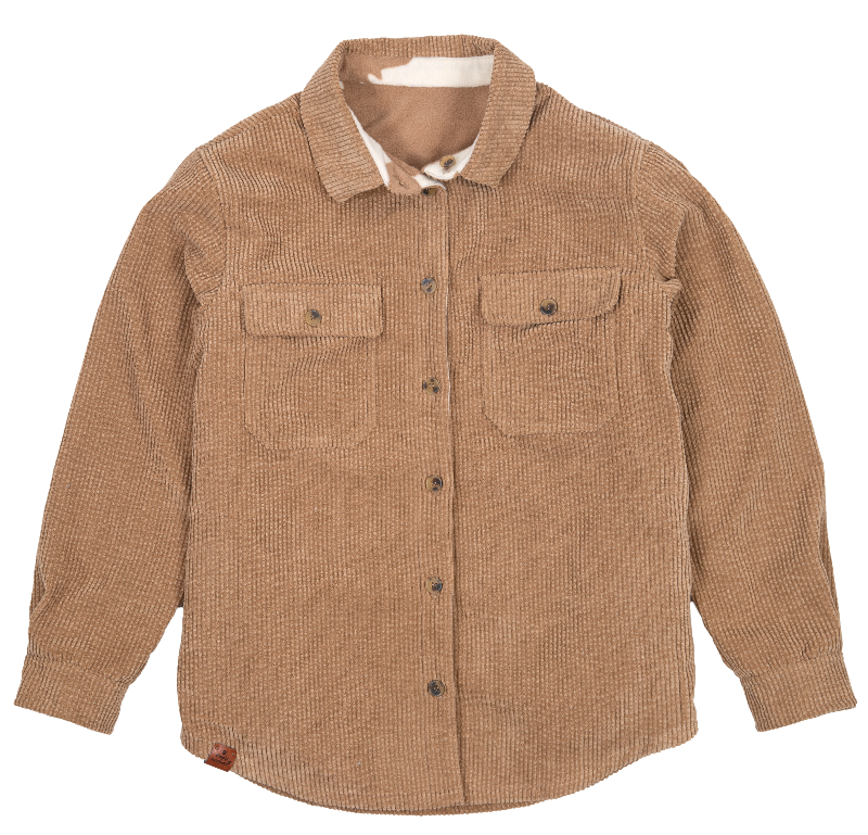 Reversible Shacket - Jacket Cow - F22 - Simply Southern