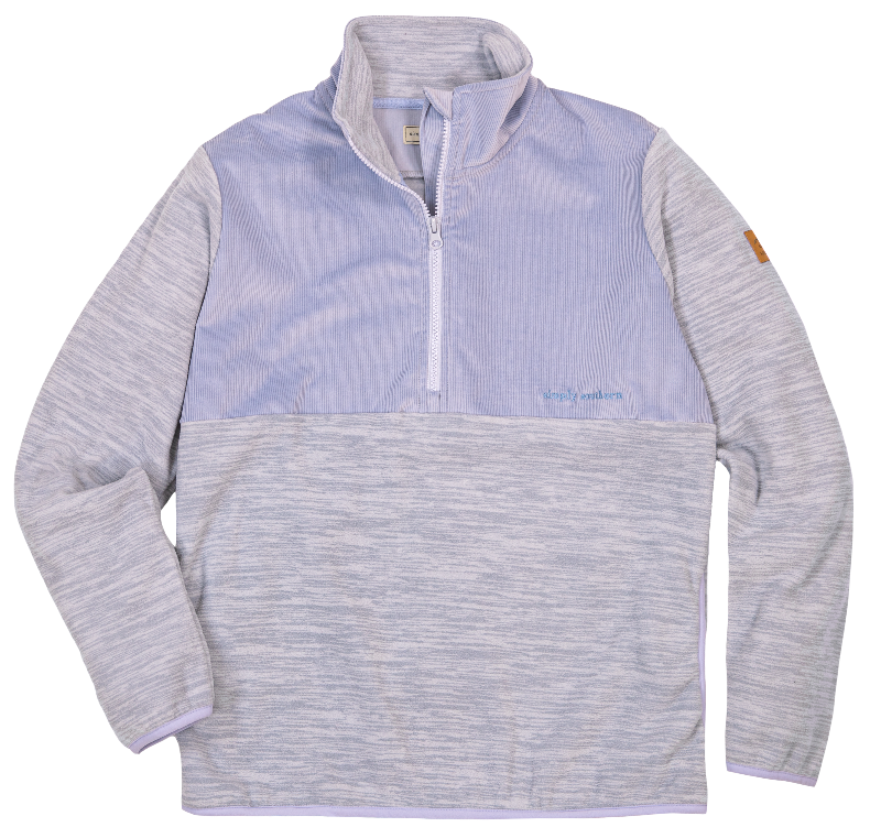 Simply Cordy - Quarter Zip Pullover - Mist - F22 - Simply Southern