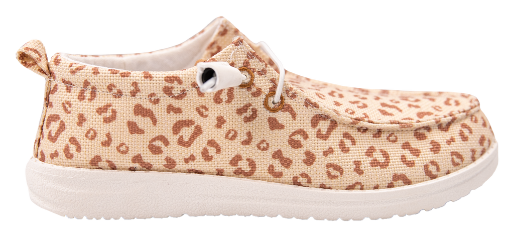 Slip On Shoes - Leopard Cream - F22 - Simply Southern