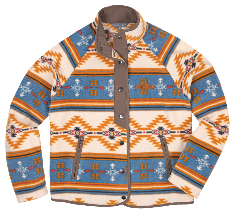 Fleece Snap Jacket - Tribe - F22 - Simply Southern