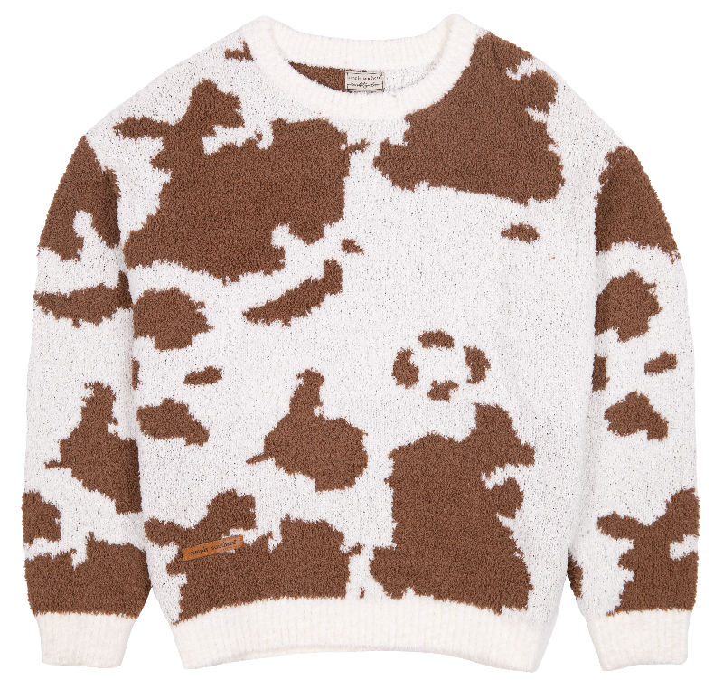 Soft N Cozy Sweater - Cow - F22 - Simply Southern