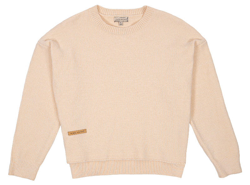Sweatshirt Chnl Crew - Cream - F22 - Simply Southern