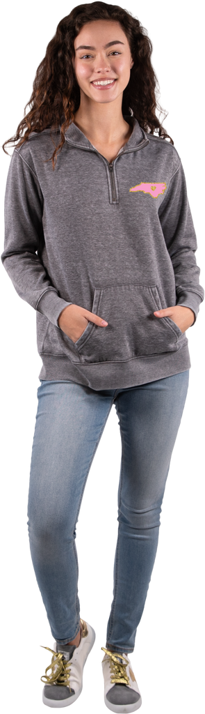 Quarter Zip Pullover - NC - North Carolina - SS - F22 - Adult Pullover
