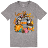 Happy Fall - Pumpkins & Latte - SS - F22 - Adult T-Shirt
