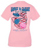 Sweet & Classy. Land of Liberty - Pig USA - SS - S22 - Adult T-Shirt