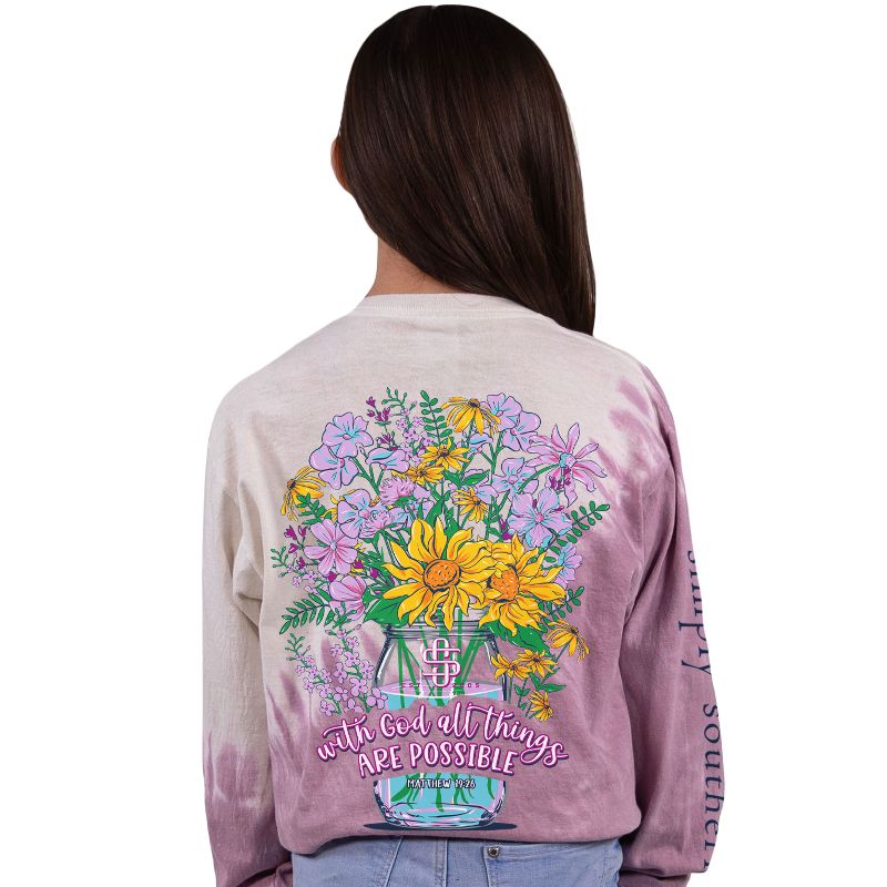 With God All Things Are Possible - SS - F22 - YOUTH Long Sleeve