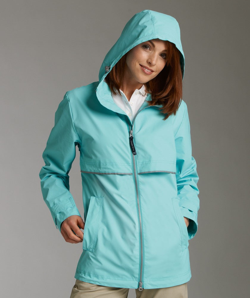 Charles River - New Englander Raincoat - Aqua