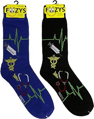 Graphic Adult Socks - Foozy - Doctor