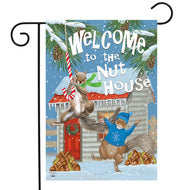 Winter Nuthouse - Garden Flag