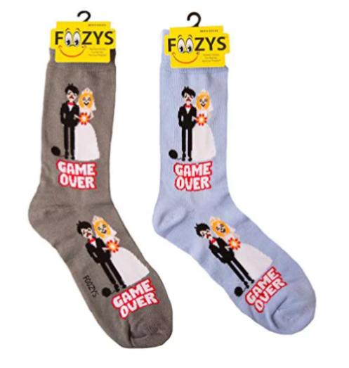 Graphic Adult Socks - Foozy - Game Over