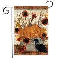 Primitive Pumpkin - Garden Flag