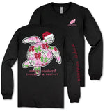 Track Turtle - Christmas - Bows - Conserve & Protect - SS - F25 - Adult Long Sleeve