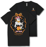Boo Haw - Ghost - Halloween - Bow - F25 - SS - YOUTH T-Shirt