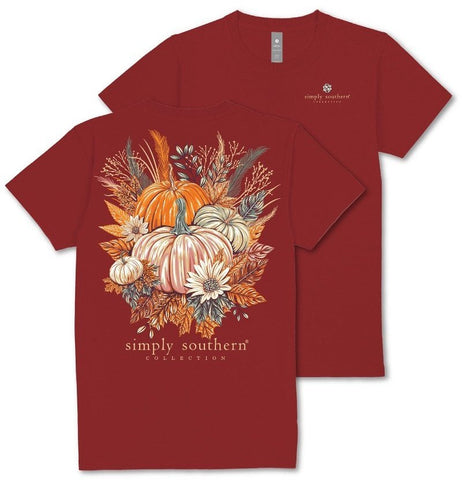 Fall Harvest - Pumpkins - Leaves - SS - F25 - Adult T-Shirt