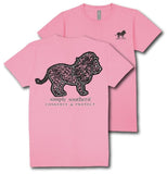Track Lion - Lace - Floral - Conserve and Protect - SS - F25 - Adult T-Shirt