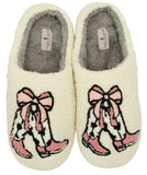 Cozy Fuzzy Indoor Slippers - Boot - F25 - Simply Southern