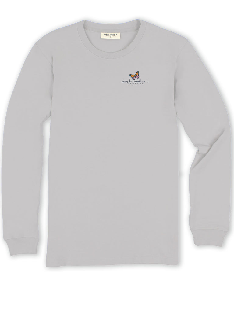 Remember Everything Will Be Alright - Floral Butterfly  - SS - F24 - Adult Long Sleeve