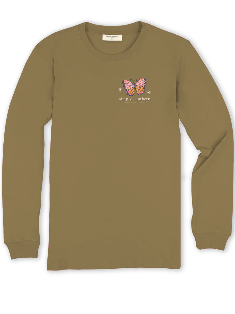 I'm Pretty Cool But I Cry A Lot - Butterflies - SS - F24 - Adult Long Sleeve