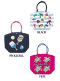 Embroidered Sequin Totes - S24 - Simply Southern