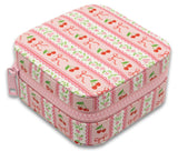 Jewelry Box with Interior Mirror - Zippered Compartment - S26 - Simply Southern