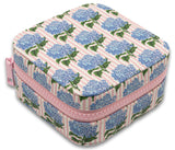 Jewelry Box with Interior Mirror - Zippered Compartment - S26 - Simply Southern