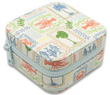 Jewelry Box with Interior Mirror - Zippered Compartment - S26 - Simply Southern